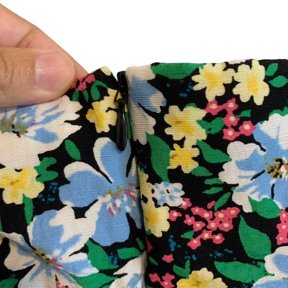 Maje Rapy Multicolor Floral Off Shoulder Mini Dress - Picture 9 of 14